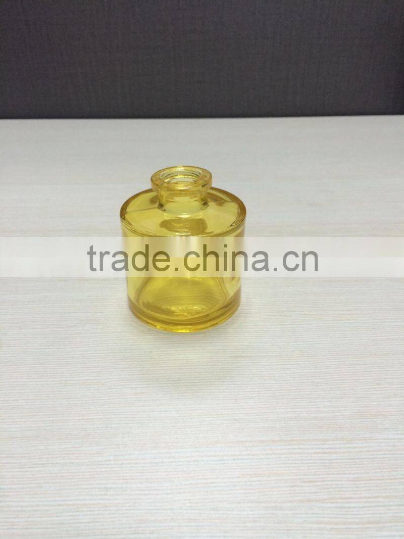 60ml yellow cosmetic empty packaging glass perfume spray bottles
