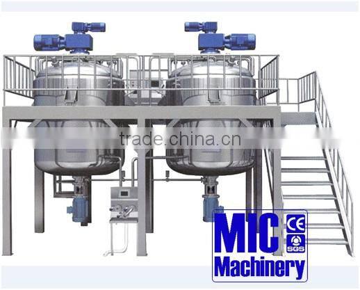 Micmachinery high efficiency emulsion manufacturing process toothpaste making machine microfluidics homogenizer