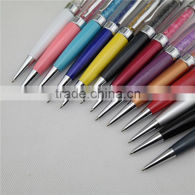TCR-08 crystal pen with USB , fat Promotional Stylus pen
