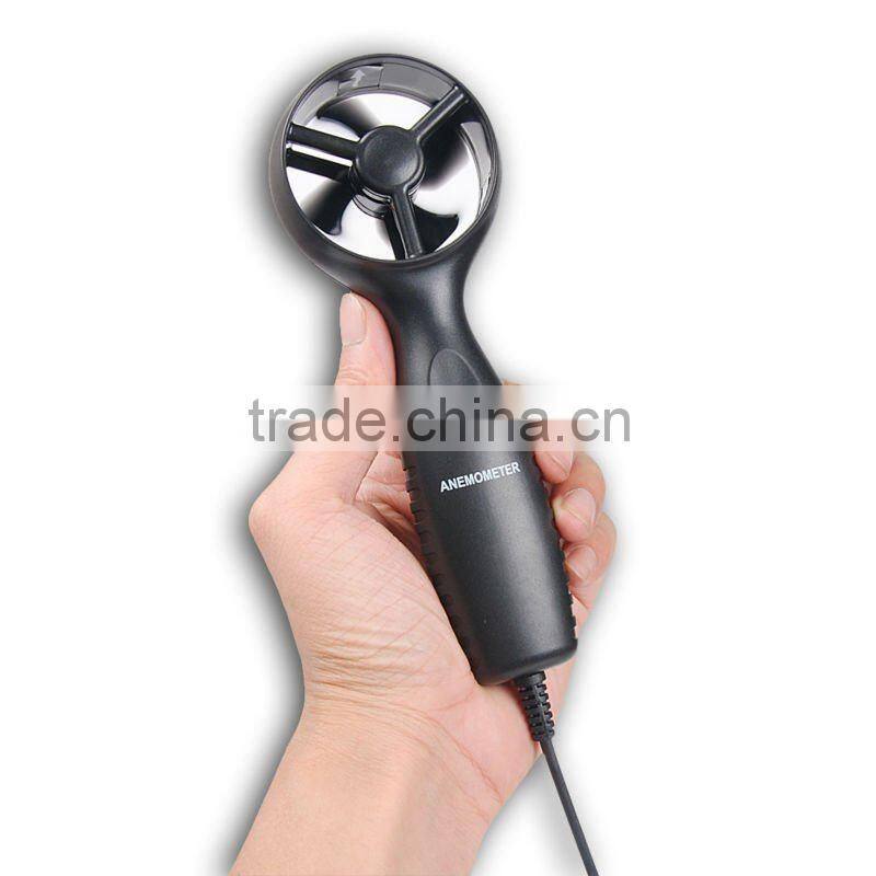 Thermometer 0~45m/s Velocity C / F Bar Graph Surf Wind Speed Meter Anemometer