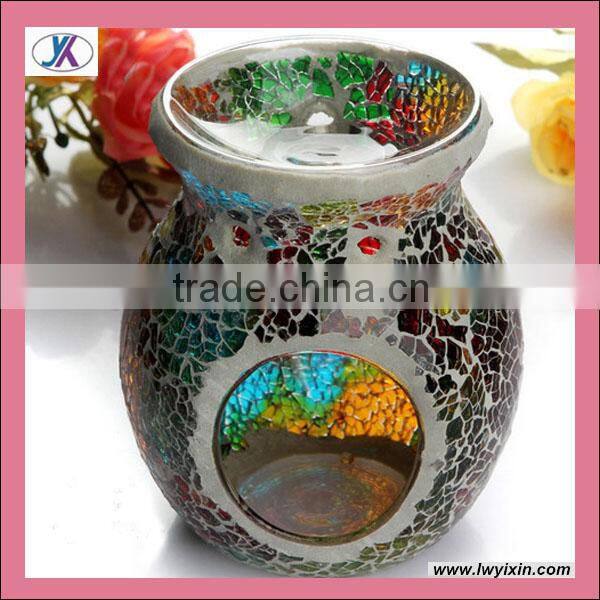 Mosaic tart burner/oil burner/tart warmer30/tealight with candle/candle holder