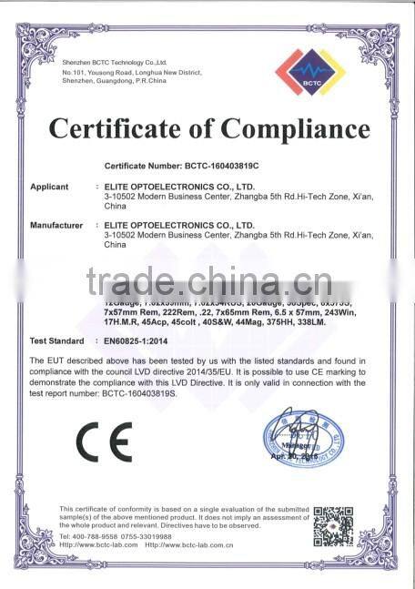 gold-plated Tactical red dot lasersighter 243Win (308Win/ 260Rem/7mm-08/358Win)