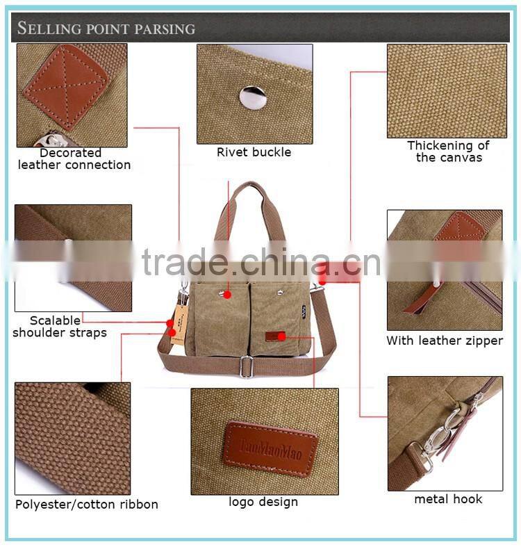 wholesale mens canvas handbags & messenger bags