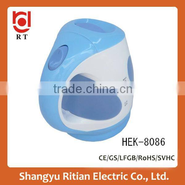Plastic kitchen appliances mini electric kettle