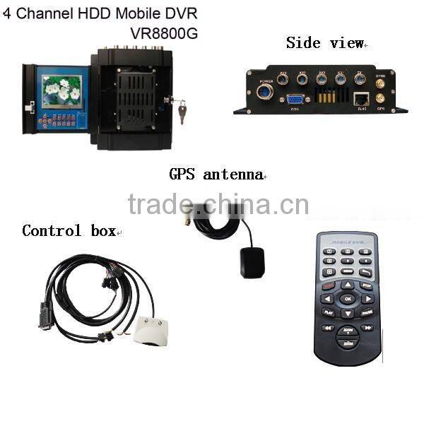4-CH GPS HDD digital video recorder