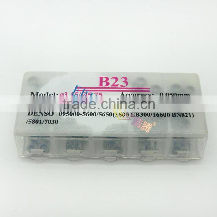 high quality gasket seat and common rail shims for fuel injector,guaranteed denso nozzle adjusting shim with car injector
