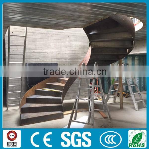exterior outdoor composite stair tread for steel staircase