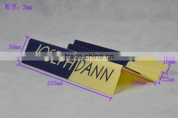 New Brand Launch Acrylic Promotion Sign Block