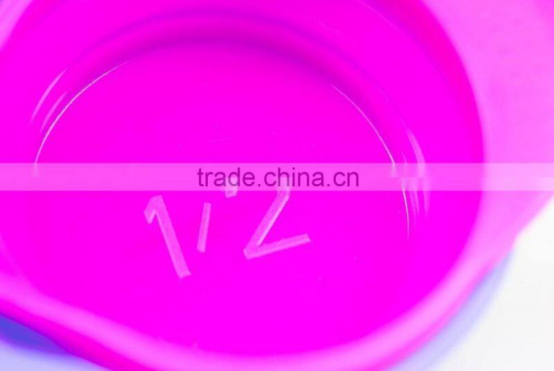 Silicone Collapsible Measuring Cups Set By Nature's Kitchen