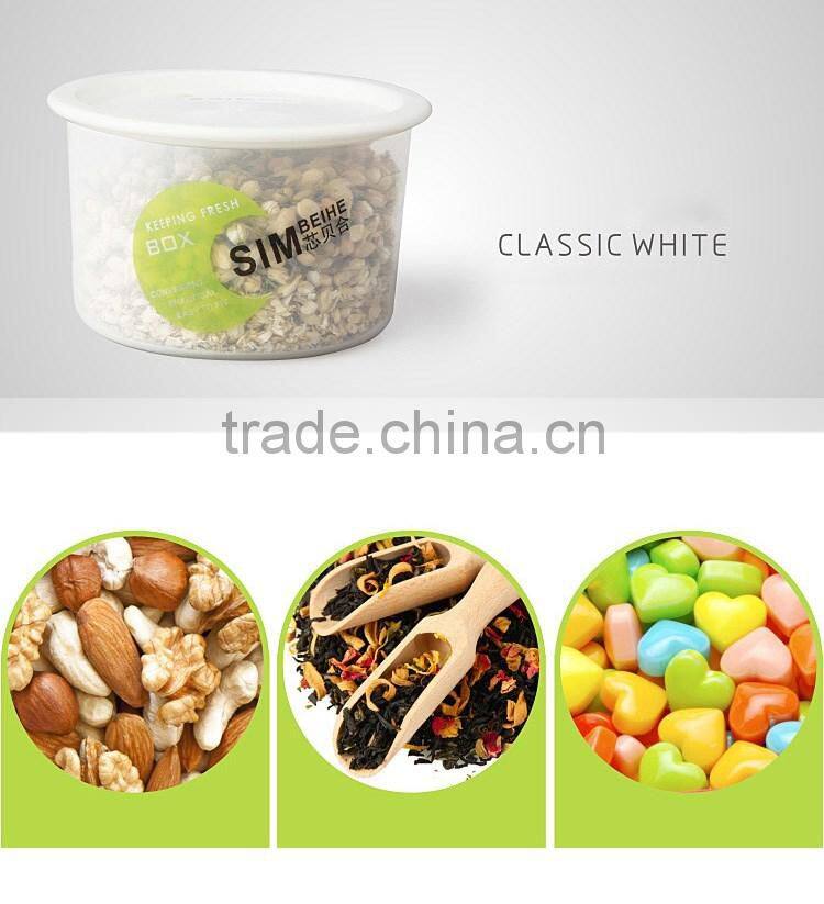 Plastic food candy jar/container 730ml