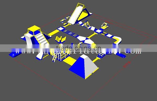 new design open water giant inflatable water park for adult