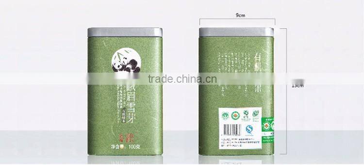 Dried tea leaves high mountain best tea tin box China wholesale organic green tea