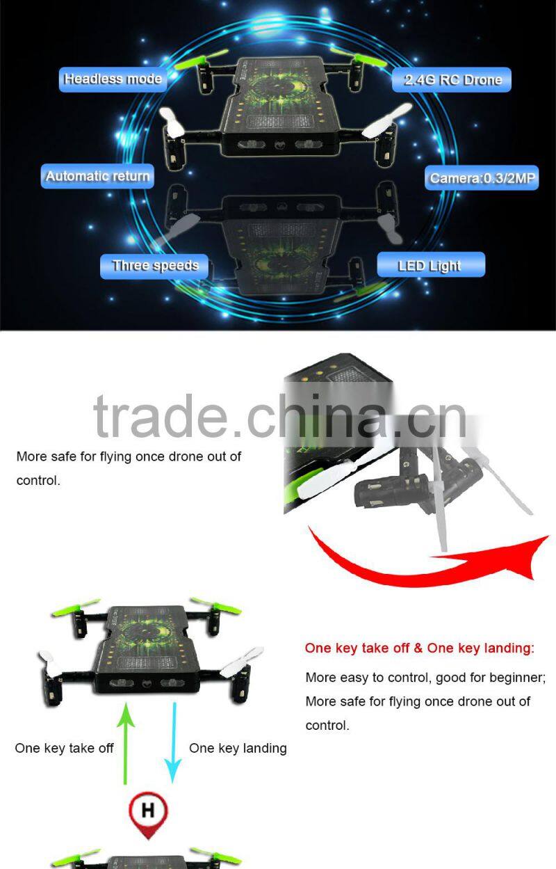 2016 new product 2.4G 4 channel small quadcopter drone parts with lights