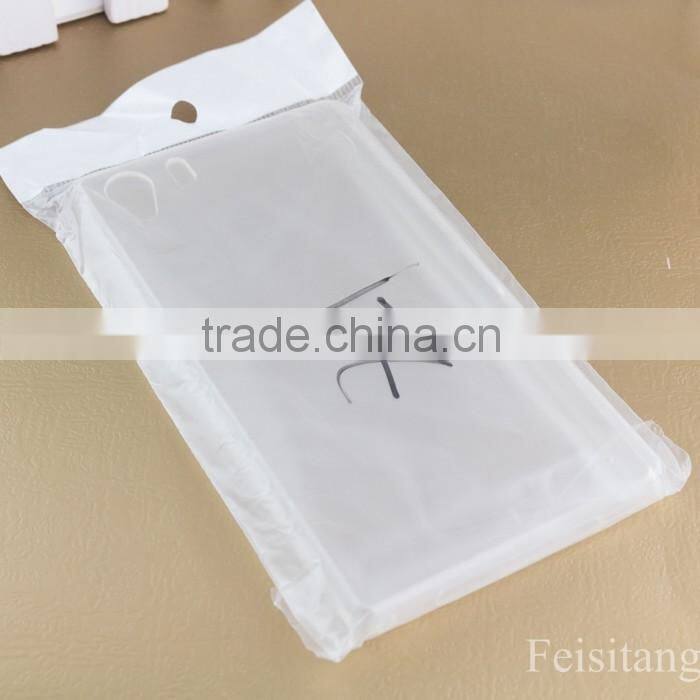 Ultra-thin transparent phone case For SONY z3 tpu+pc