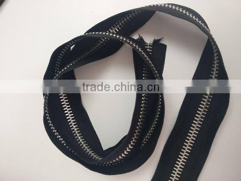 Eco-friendly metal brass zipper china supplier