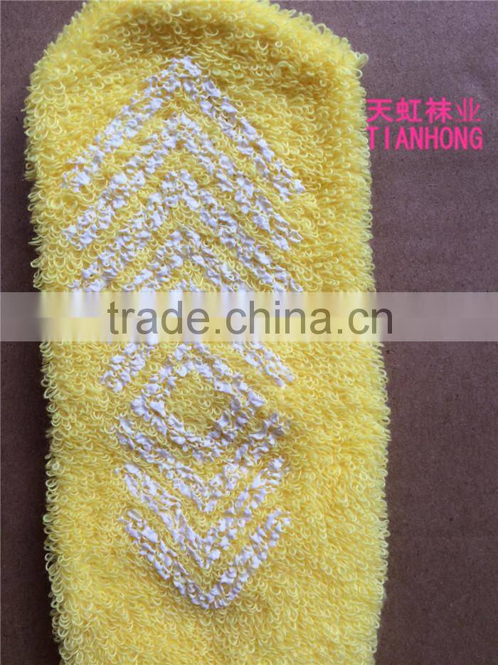 Floor Socks Yellow Polrester Kids Non Slip Socks Anti - slip Sock