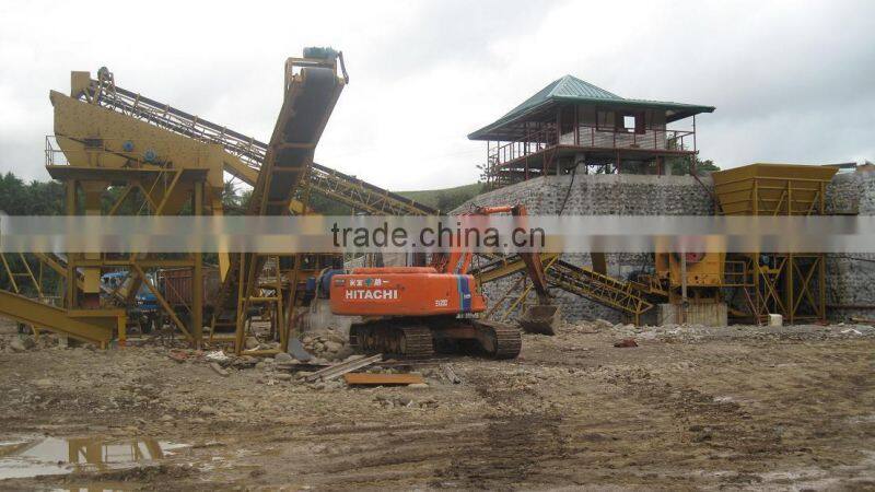 ZOONYEE automatic stationary complete stone crushing plant stone crusher