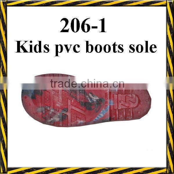 Red Mickey pvc rain boots for kids