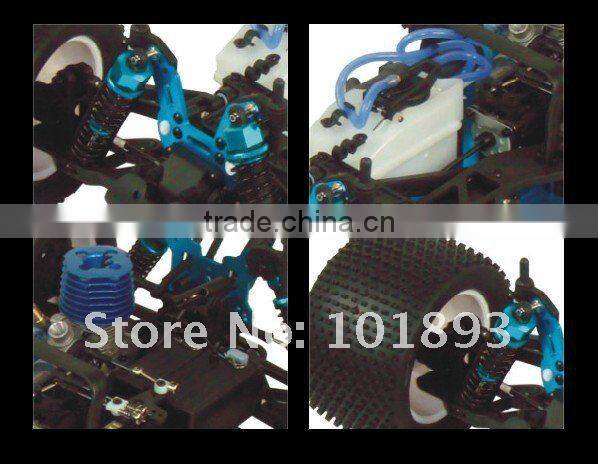 1/8th Scale Nitro Lightweight Truggy 4wd Petrol Engine