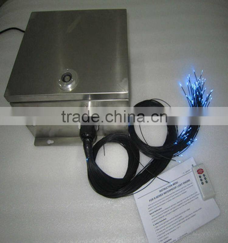 Lowest price metal halide fiber optical lignt source for swimming pools lighting decoration