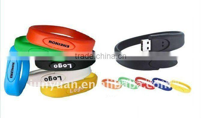 Factory hot sales bracelet usb memory stick