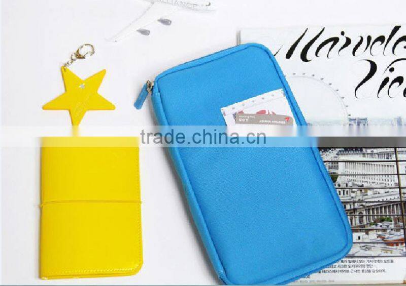 Korea style wallet credit card wallet passport wallet travel passport holder