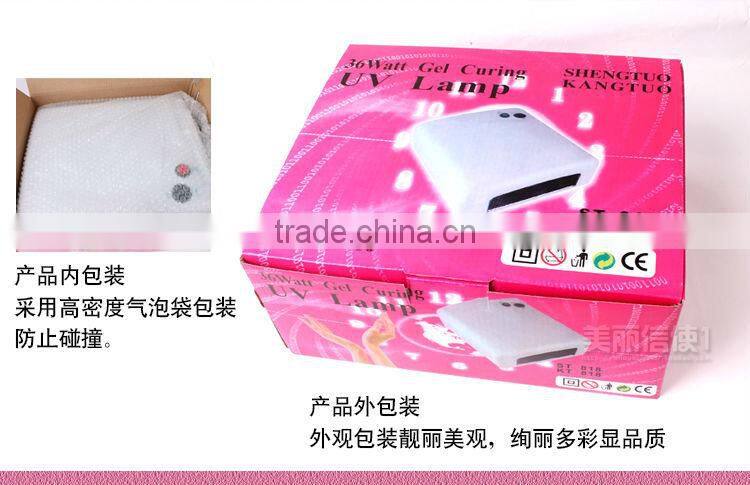 Professional Nail Art Good quality Pink and White 36W UV Lamp