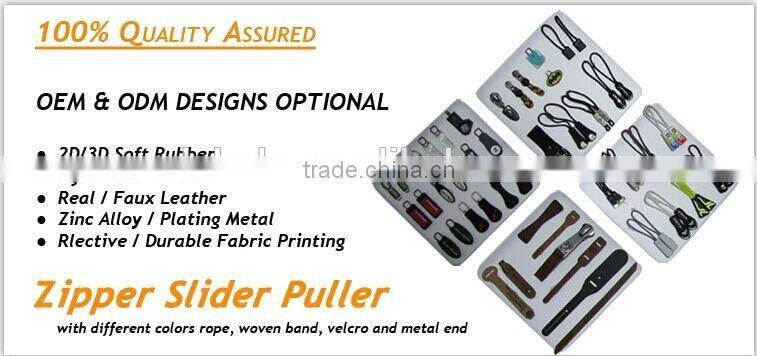 New Design reflective cord zipper puller