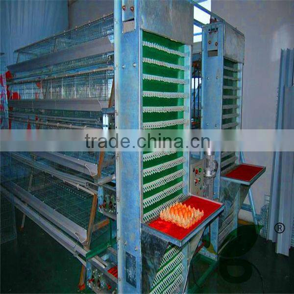 Steel galvanized chicken laying cage with auto drinker and feeder