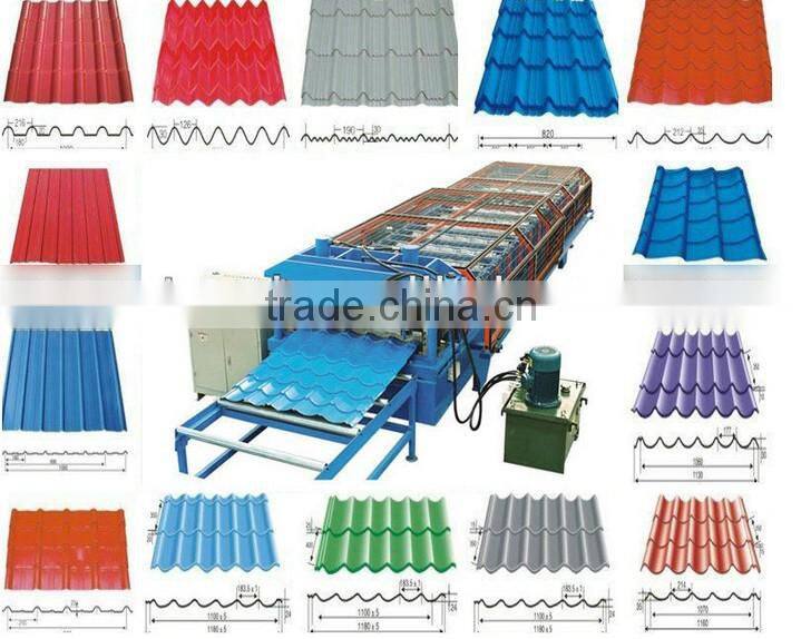 building materials steel profile roll forming machine