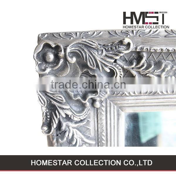 2016 classical ornate plastic mirror