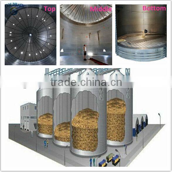 Grain hopper and flat steel plate grain silo for sale