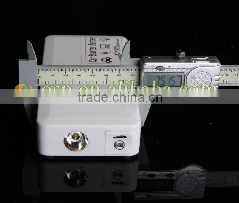 12V 2500mah Portable Car Jump Start Battery/Mobile Phones/Laptops