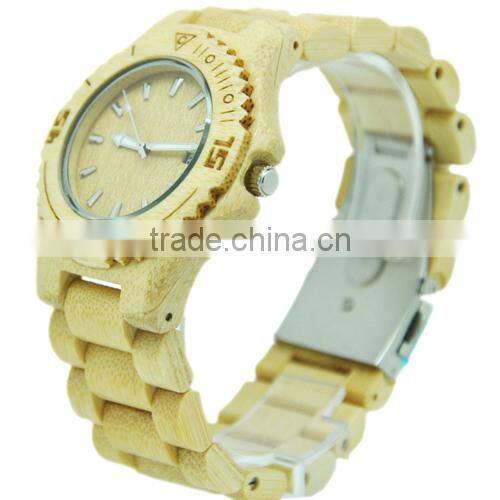 waterproof stylish wooden best selling attractive calendar business watches(WJ-3890)
