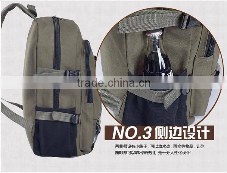 Best selling travel backpack bag canvas wholesale backpack