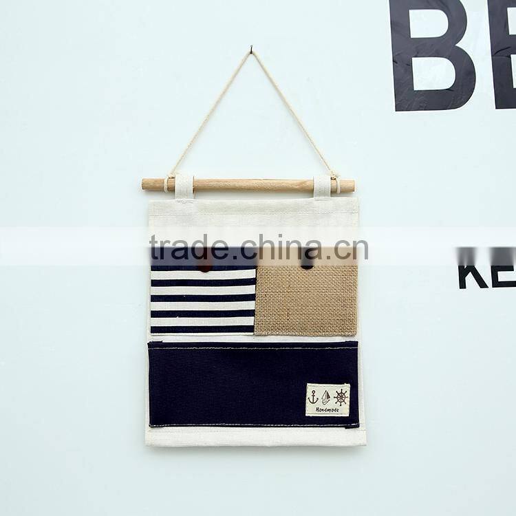 2015 new Creative home decoration Cloth art wall-mounted multipurpose storage bag