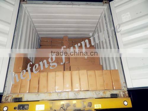 Italy glass leather dining table set