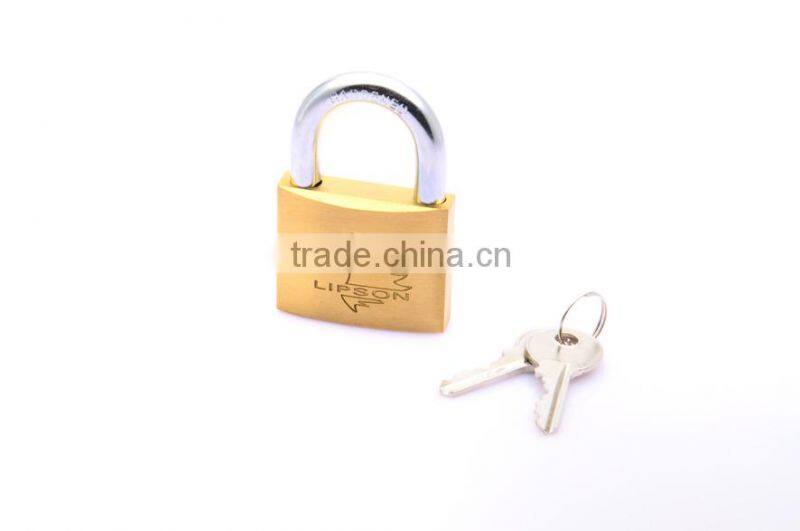 50mm brass Double Locking padlock