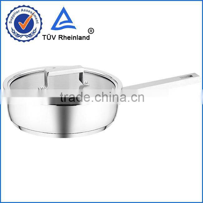Bevel bottom type easy clean cheap fryng pan