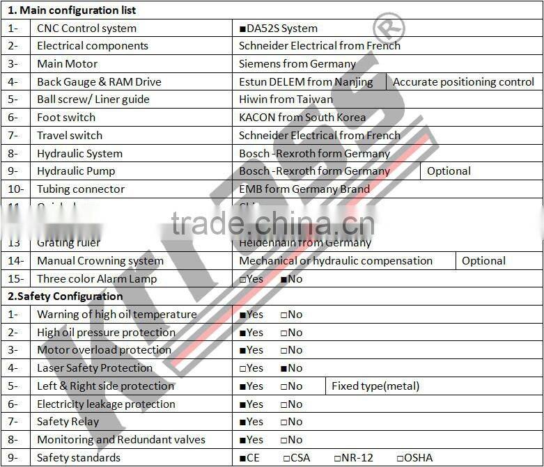 hydraulic press brake,80 tons bender,magnetic sheet metal bending machine