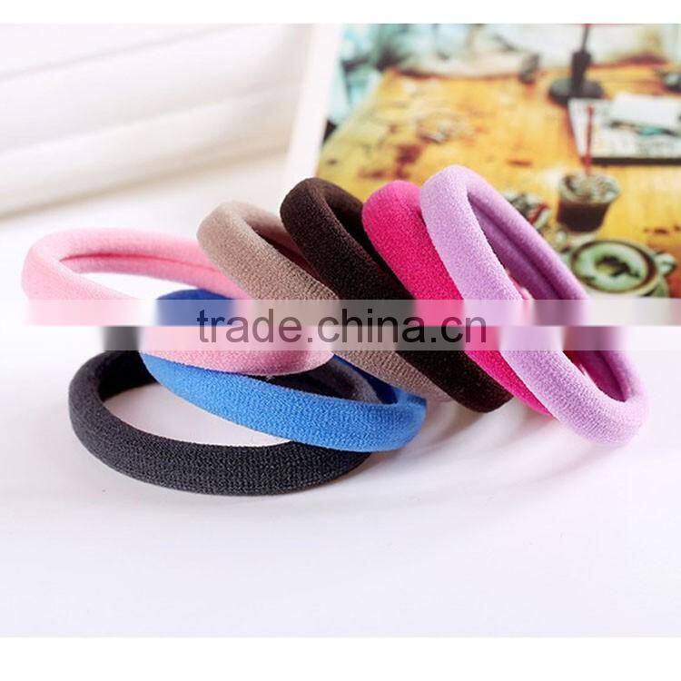 mix colors indian braided feather long elastic hair bands