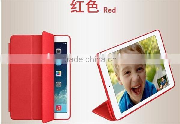Folding stand leather case For Apple iPad 6 Air 2