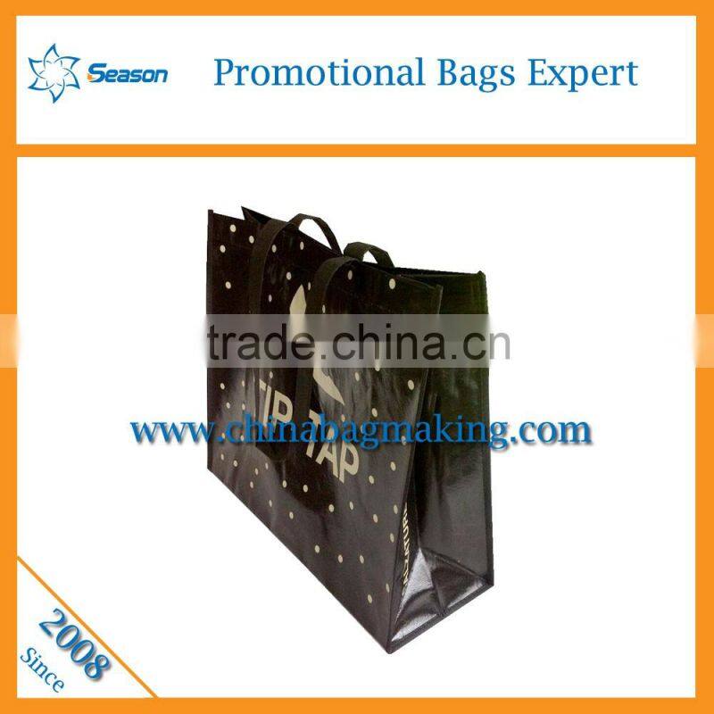 Laminated non woven bag handled pp woven bags recyclable bags