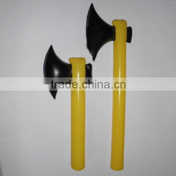 lightweight plastic inflatable axe toy for party