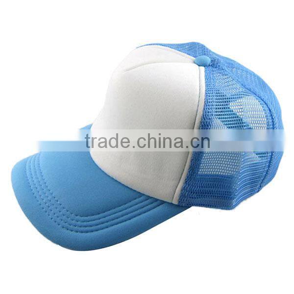 Sublimation Black White Foam Mesh Trucker Cap