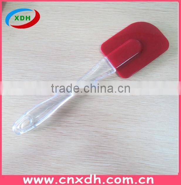 Silicone Cake Spatula with Transprent Handle