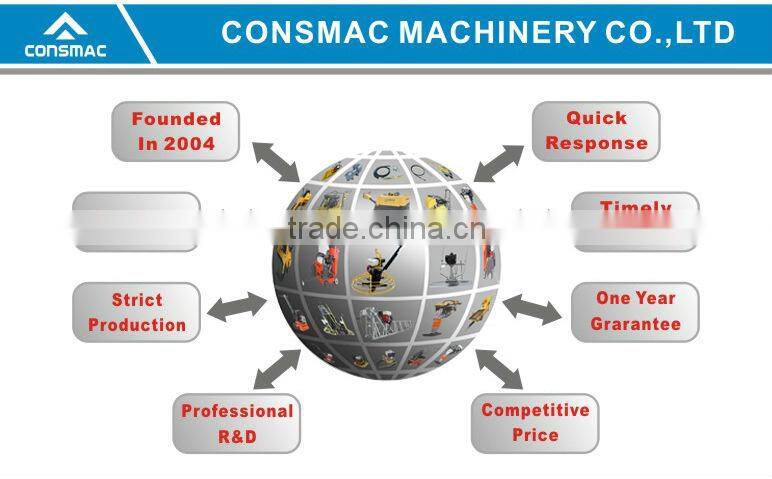 CONSMAC walk behind honda gasoline engine concrete power screed