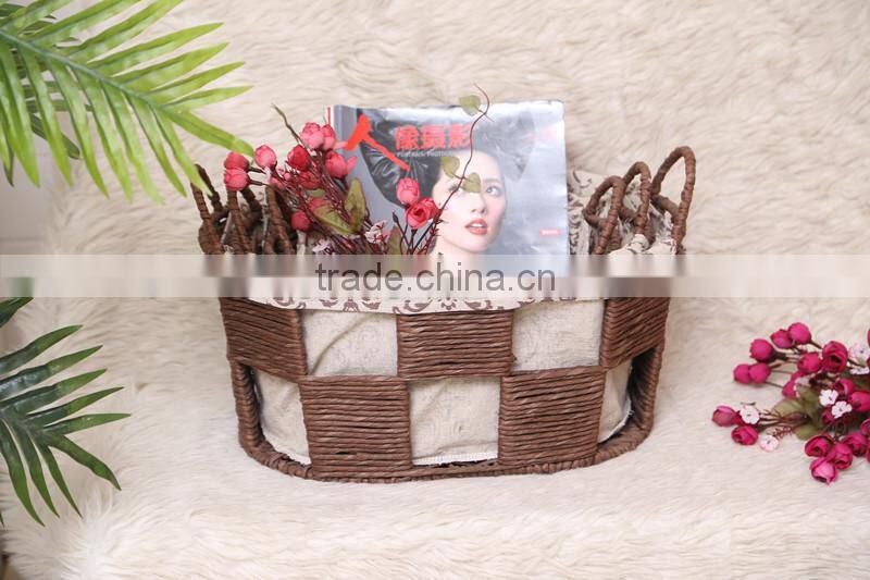 7 hand woven - pastoral style - straw - Storage Basket - Storage Basket - water basket - sundry basket - woven baskets