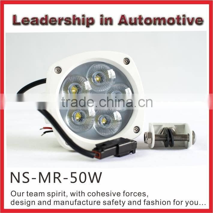 50w IP68 12V 24V 5000lm Marine ROUND LED WORKING LAMP combo beam boat light