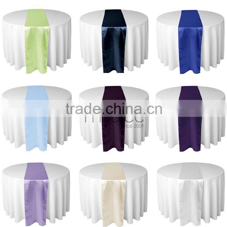 Satin table runner